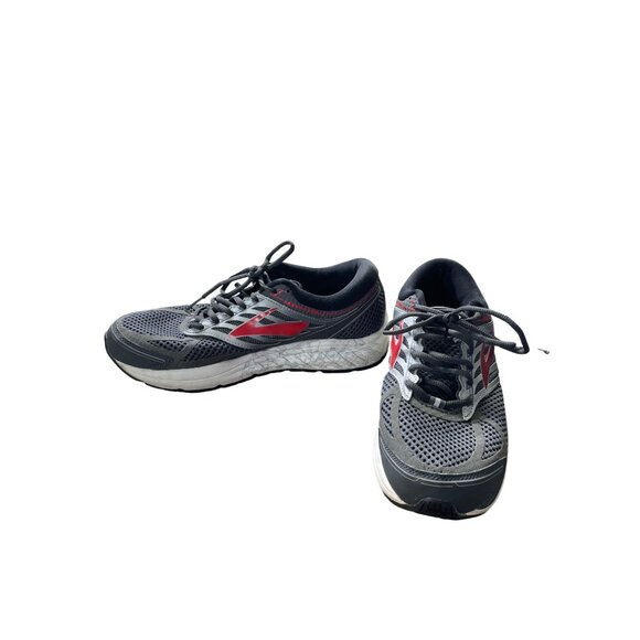 Brooks Addiction 13 Mens Gray & Red Running Shoes Sneakers Size 9.5W SKU 8600 - Picture 2 of 16